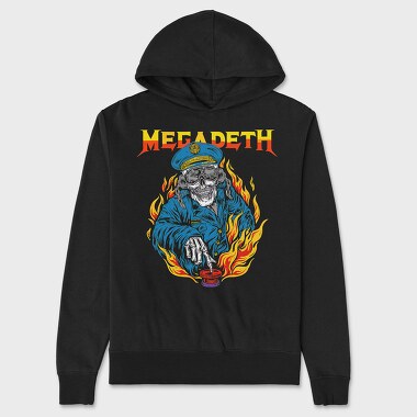 Megadeth, Hanorac Oversize Barbati (Unisex)