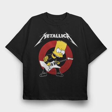 Metallica 5, Tricou Oversize Barbati (Unisex)