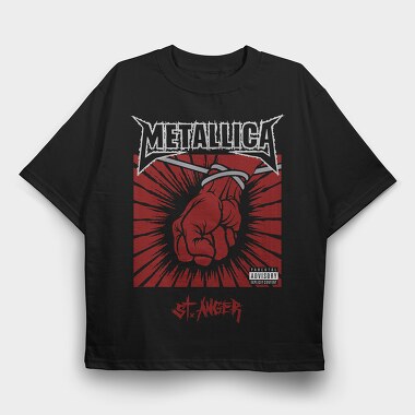 Metallica 9, Tricou Oversize Barbati (Unisex)