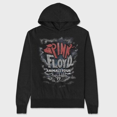 Pink Floyd 5, Hanorac Oversize Barbati (Unisex)