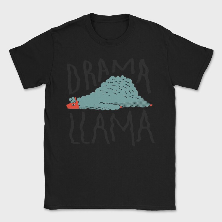 Drama Llama, Tricou Barbati (Unisex)
