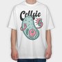 Cellfie, Tricou Oversize Barbati (Unisex)