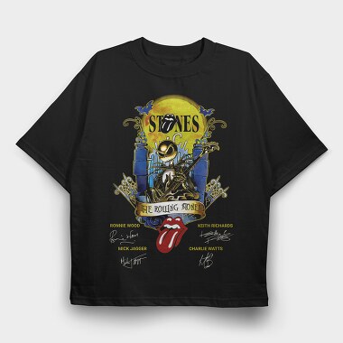 The Rolling Stones, Tricou Oversize Barbati (Unisex)