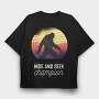 Big Foot, Tricou Oversize Barbati (Unisex)