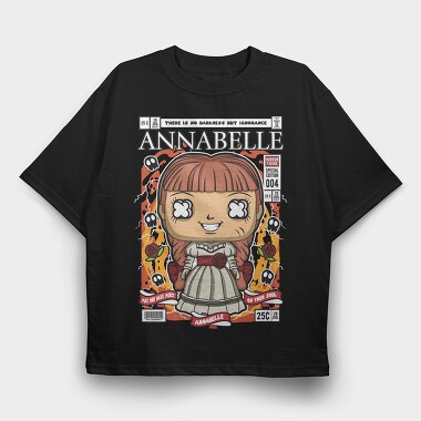 Annabelle, Tricou Oversize Barbati (Unisex)
