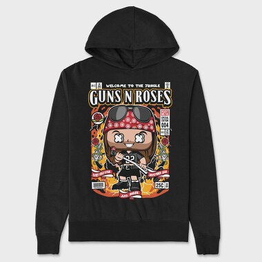 Axl Rose, Hanorac Oversize Barbati (Unisex)