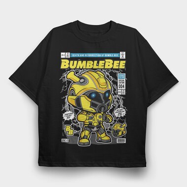 Bumble Bee, Tricou Oversize Barbati (Unisex)