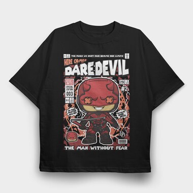Dare Devil, Tricou Oversize Barbati (Unisex)