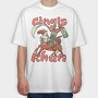 Gingis Khan, Tricou Oversize Barbati (Unisex)