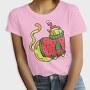 Christmas Cat Sweater, Tricou Femei