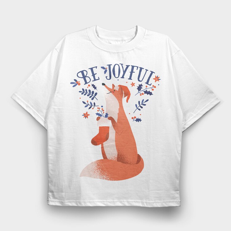 Be Joyful Christmas, Tricou Oversize Barbati (Unisex)