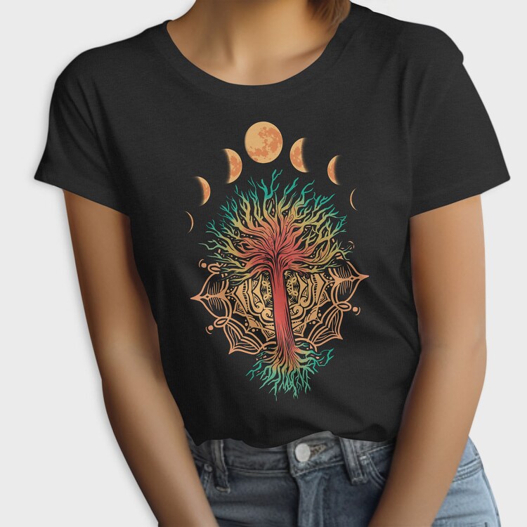 Tree Moonphases, Tricou Femei