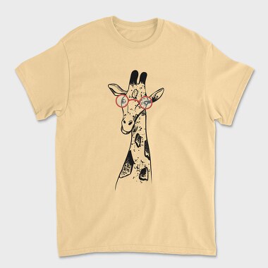 Giraffe Glass, Tricou Barbati (Unisex)
