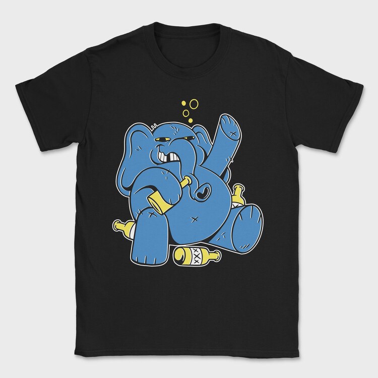 Drunk Elephant, Tricou Barbati (Unisex)