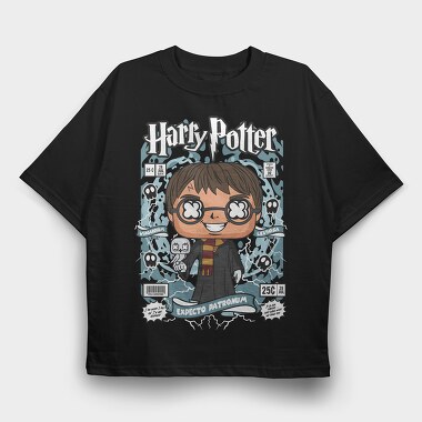 Harry Potter, Tricou Oversize Barbati (Unisex)