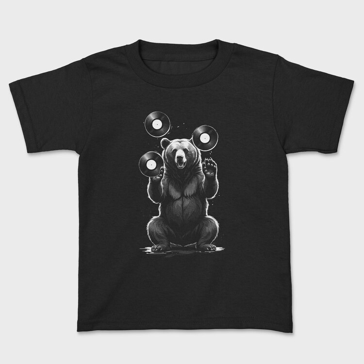 Bear With Vynils, Tricou Copii