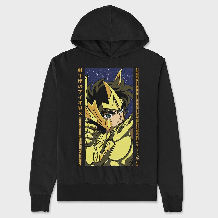 Saint Seiya 10, Hanorac Oversize Barbati (Unisex)