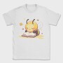 Bee Reading Cute, Tricou Barbati (Unisex)