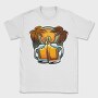 Beer Mugs In Tropical Beach, Tricou Barbati (Unisex)