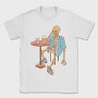 Beer Skeleton Bar Skull, Tricou Barbati (Unisex)