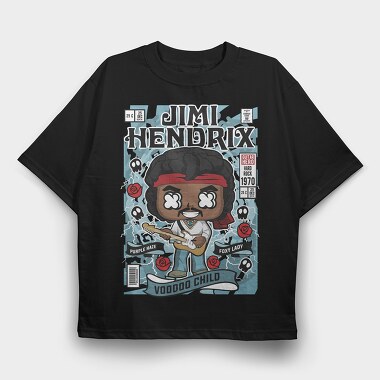 Jimmy Hendrix, Tricou Oversize Barbati (Unisex)