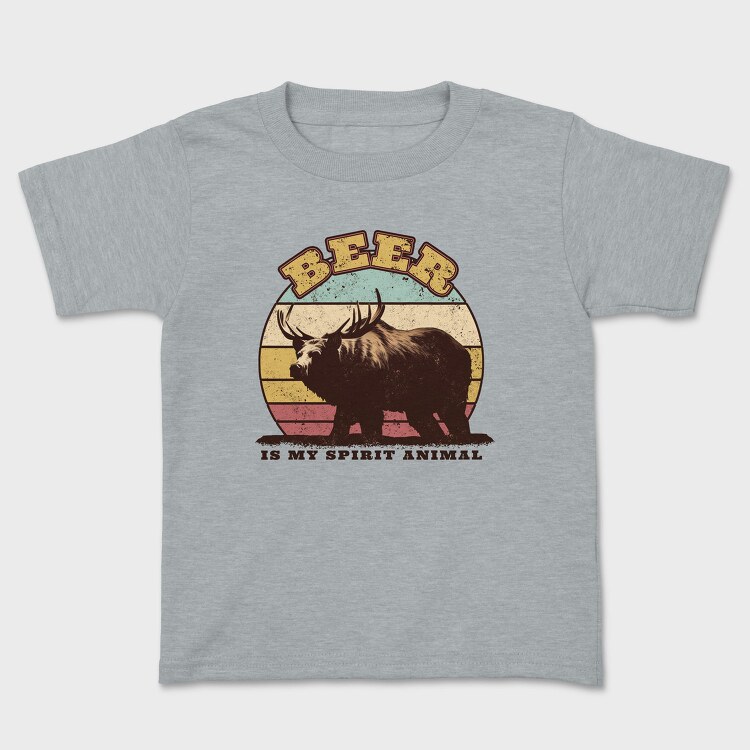 Beer Spirit Animal, Tricou Copii