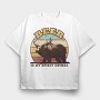 Beer Spirit Animal, Tricou Oversize Barbati (Unisex)