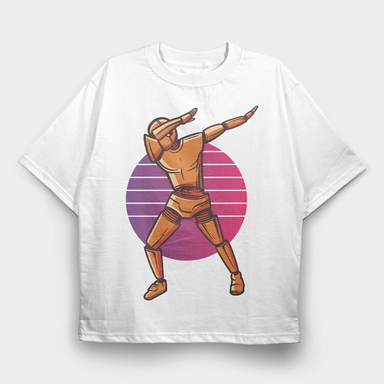 Dabbing Crash Test, Tricou Oversize Barbati (Unisex)