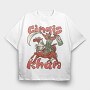 Gingis Khan, Tricou Oversize Barbati (Unisex)