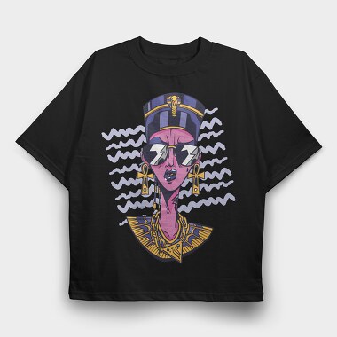 Nefert Cool, Tricou Oversize Barbati (Unisex)