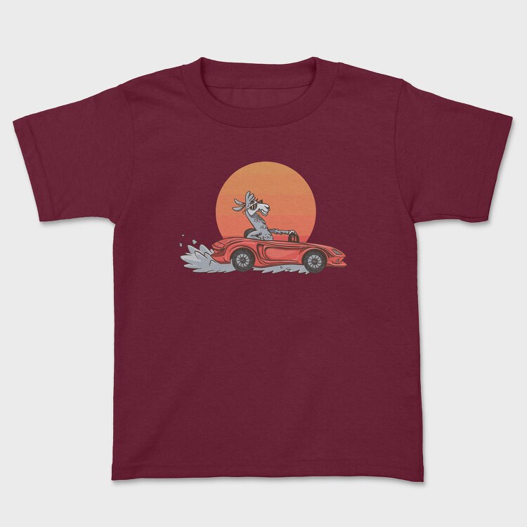 Lama In The Car, Tricou Copii