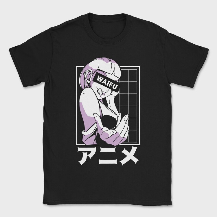 Waifu, Tricou Barbati (Unisex)