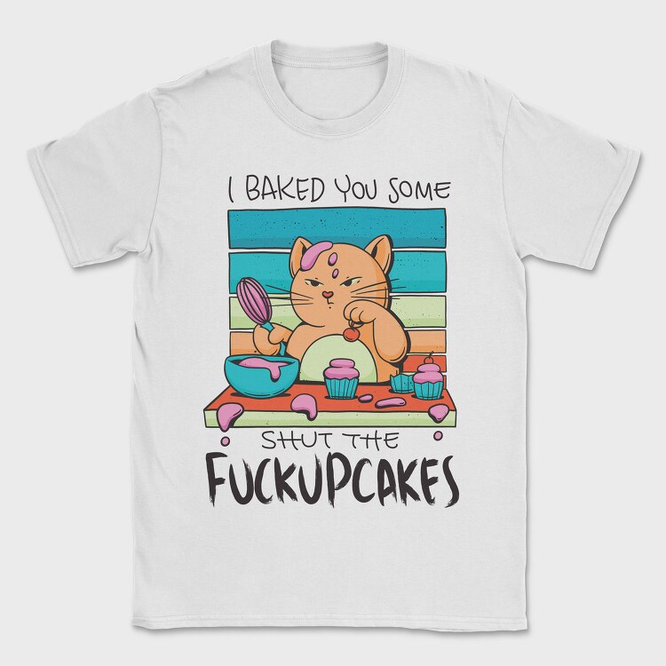 Cupcake Cat, Tricou Barbati (Unisex)