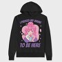 Cute Anime Girl Drink I Paused My Anime To Be Here, Hanorac Oversize Barbati (Unisex)