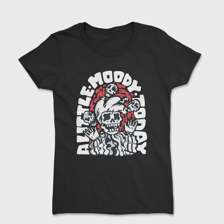 Moody Skeleton, Tricou Femei