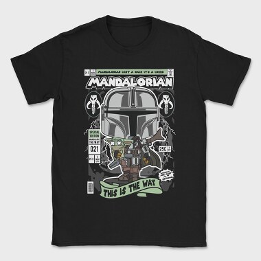 Mandalorian, Tricou Barbati (Unisex)