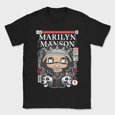 Marilyn Manson, Tricou Barbati (Unisex)