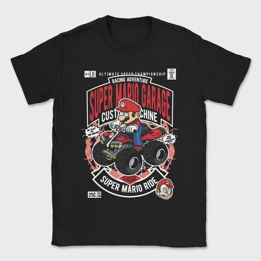 Mario Ride, Tricou Barbati (Unisex)