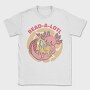 Cute Axolotl Reading Book, Tricou Barbati (Unisex)