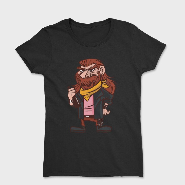 Metal Man Cartoon, Tricou Femei