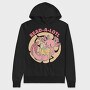 Cute Axolotl Reading Book, Hanorac Oversize Barbati (Unisex)