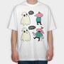 Boo Burpees, Tricou Oversize Barbati (Unisex)
