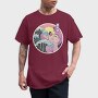 Japanese Wave Cat, Tricou Barbati (Unisex)