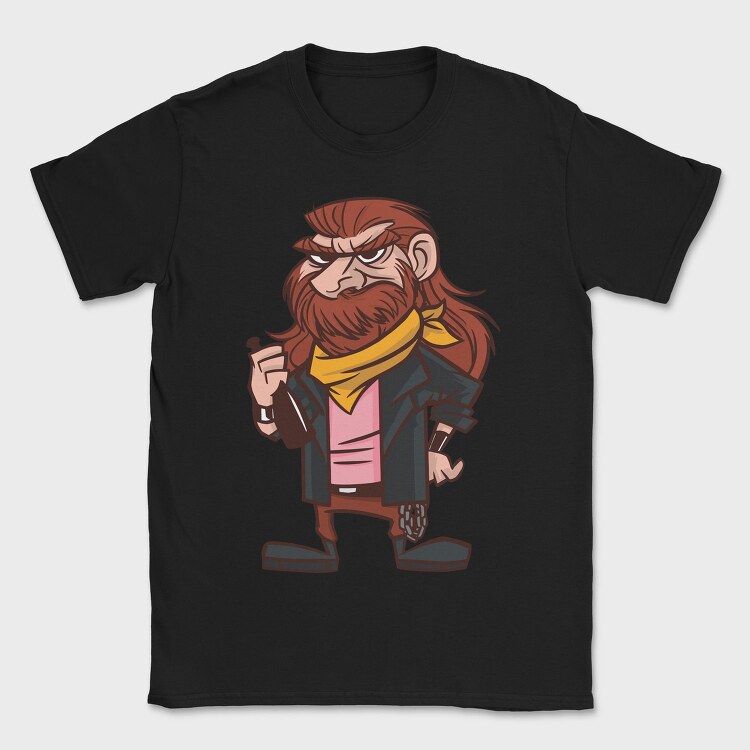 Tricou Barbati (Unisex) Imprimat digital direct in tesatura, bumbac premium 100%.