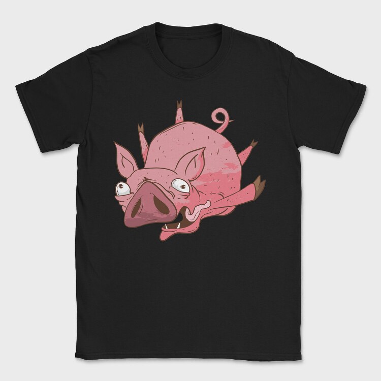 Flying Pig, Tricou Barbati (Unisex)