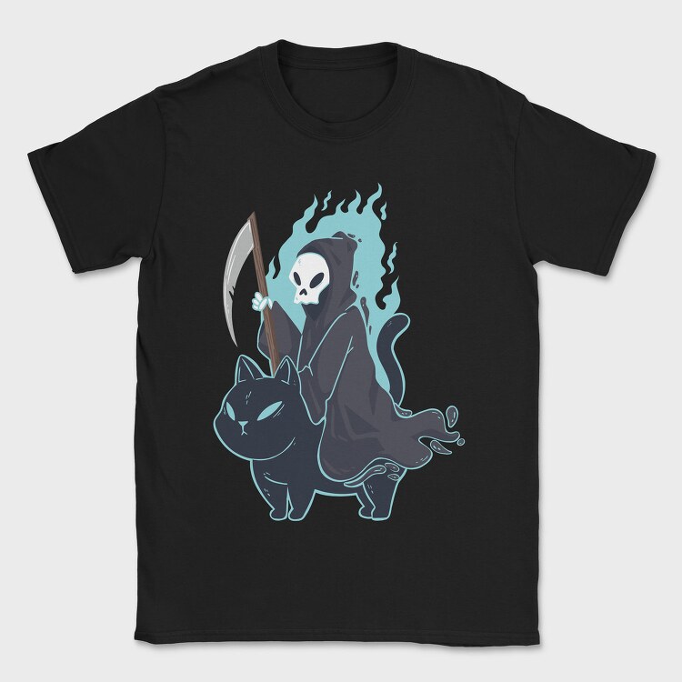 Reaper And Cat, Tricou Barbati (Unisex)