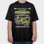 Minions Banana Racing Car, Tricou Oversize Barbati (Unisex)