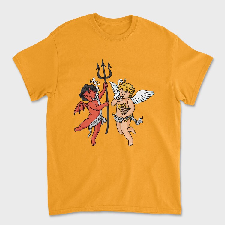Demond Angel Smoking, Tricou Barbati (Unisex)