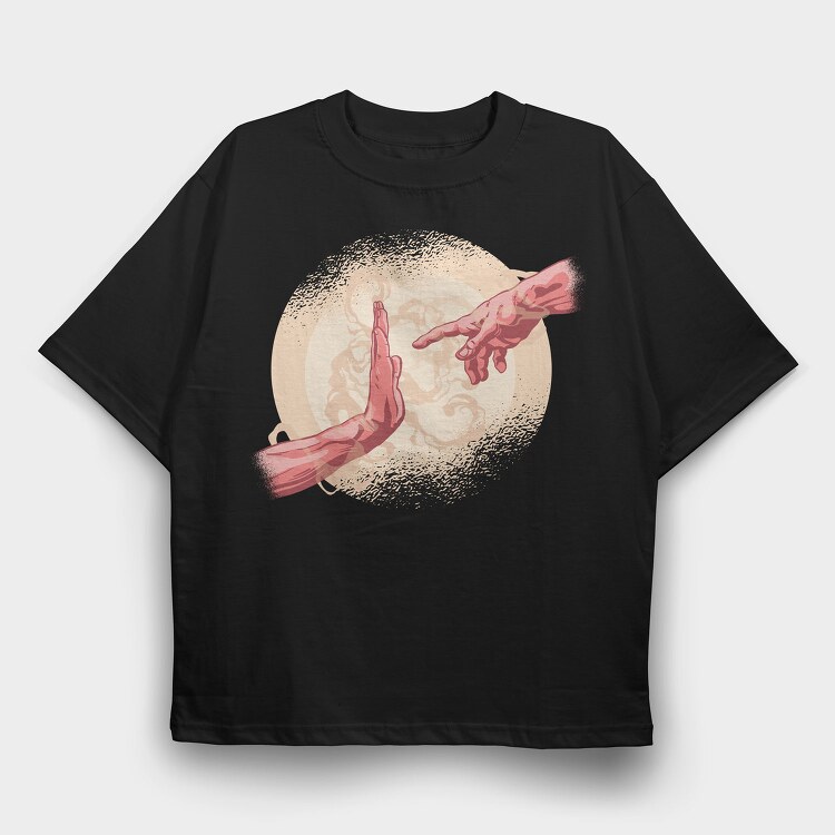 Creation Moment Stop, Tricou Oversize Barbati (Unisex)