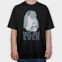 Best Dad Ever Penguin, Tricou Oversize Barbati (Unisex)